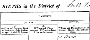 Birth certificate without father's name